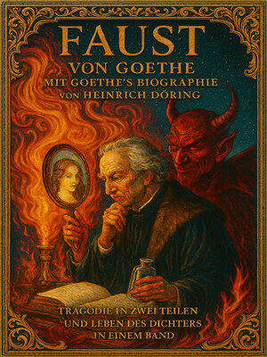 cover image of Faust von Goethe mit Goethe's Biographie von Heinrich Döring